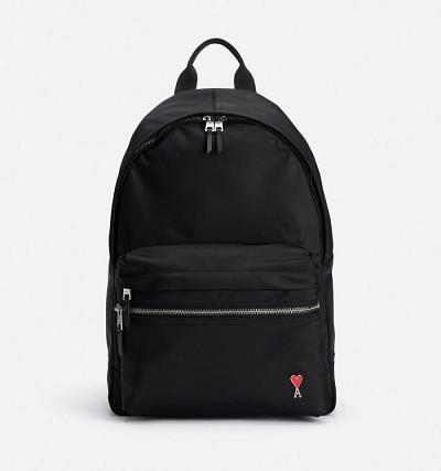 Ami Paris Ami de Coeur Backpacks Black | ami-AU625