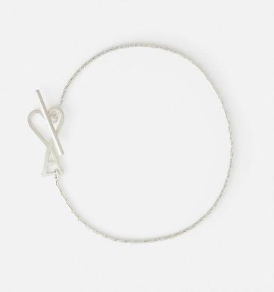 Ami Paris Ami de Coeur Chain Bracelet Jewelry Silver | ami-AU338
