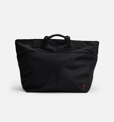 Ami Paris Ami de Coeur Large Tote Bags Black | ami-AU275