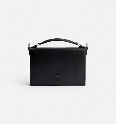 Ami Paris Ami de Coeur Lunch Box Bags Black | ami-AU556