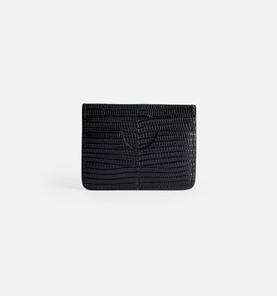 Ami Paris Card Holder Card Case Black | ami-AU188