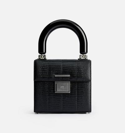 Ami Paris Mini Deja Vu Bags Black | ami-AU478