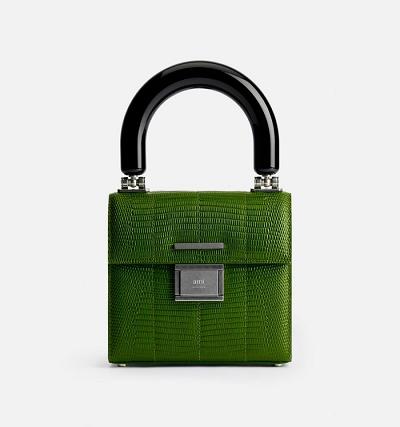 Ami Paris Mini Deja Vu Bags Green | ami-AU157