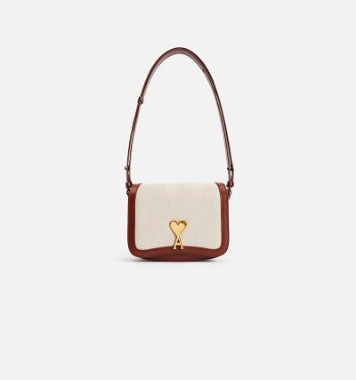 Ami Paris Paris Bags Beige / Brown | ami-AU219
