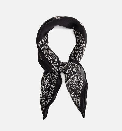 Ami Paris Scarves Black | ami-AU527