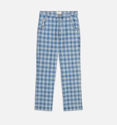 Men's Ami Paris Alex Fit Denim Blue | ami-AU265