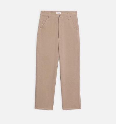 Men's Ami Paris Alex Fit Shorts Khaki | ami-AU508
