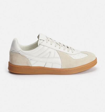Men's Ami Paris Ami Tennis Sneakers Beige | ami-AU545