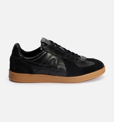 Men's Ami Paris Ami Tennis Sneakers Black | ami-AU190