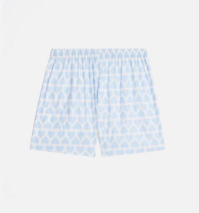 Men's Ami Paris Boxer Underwear Blue | ami-AU424