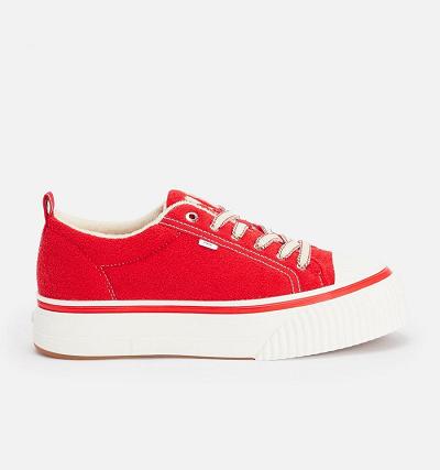 Men's Ami Paris Low Top Ami 1980 Sneakers Red | ami-AU384