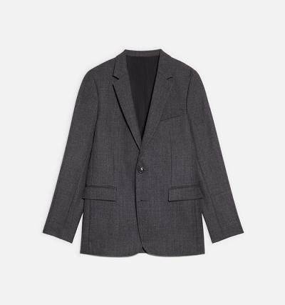 Men's Ami Paris Two Buttons Suits Dark Grey | ami-AU213