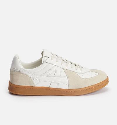 Women's Ami Paris Ami Tennis Sneakers Beige | ami-AU482