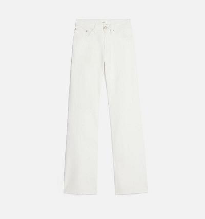Women's Ami Paris Boyfriend Fit Denim White | ami-AU558