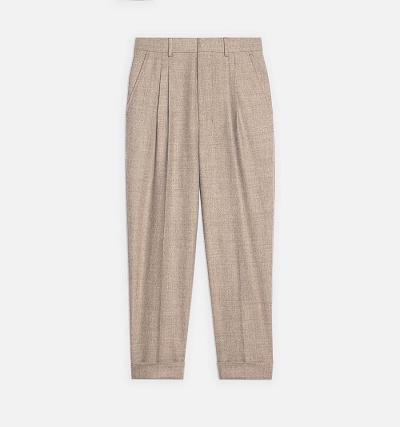 Women's Ami Paris Carrot Fit Pants Khaki | ami-AU423