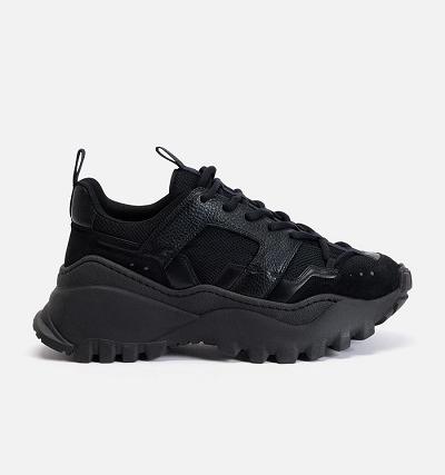 Women's Ami Paris Lucky 9 Sneakers Black | ami-AU278
